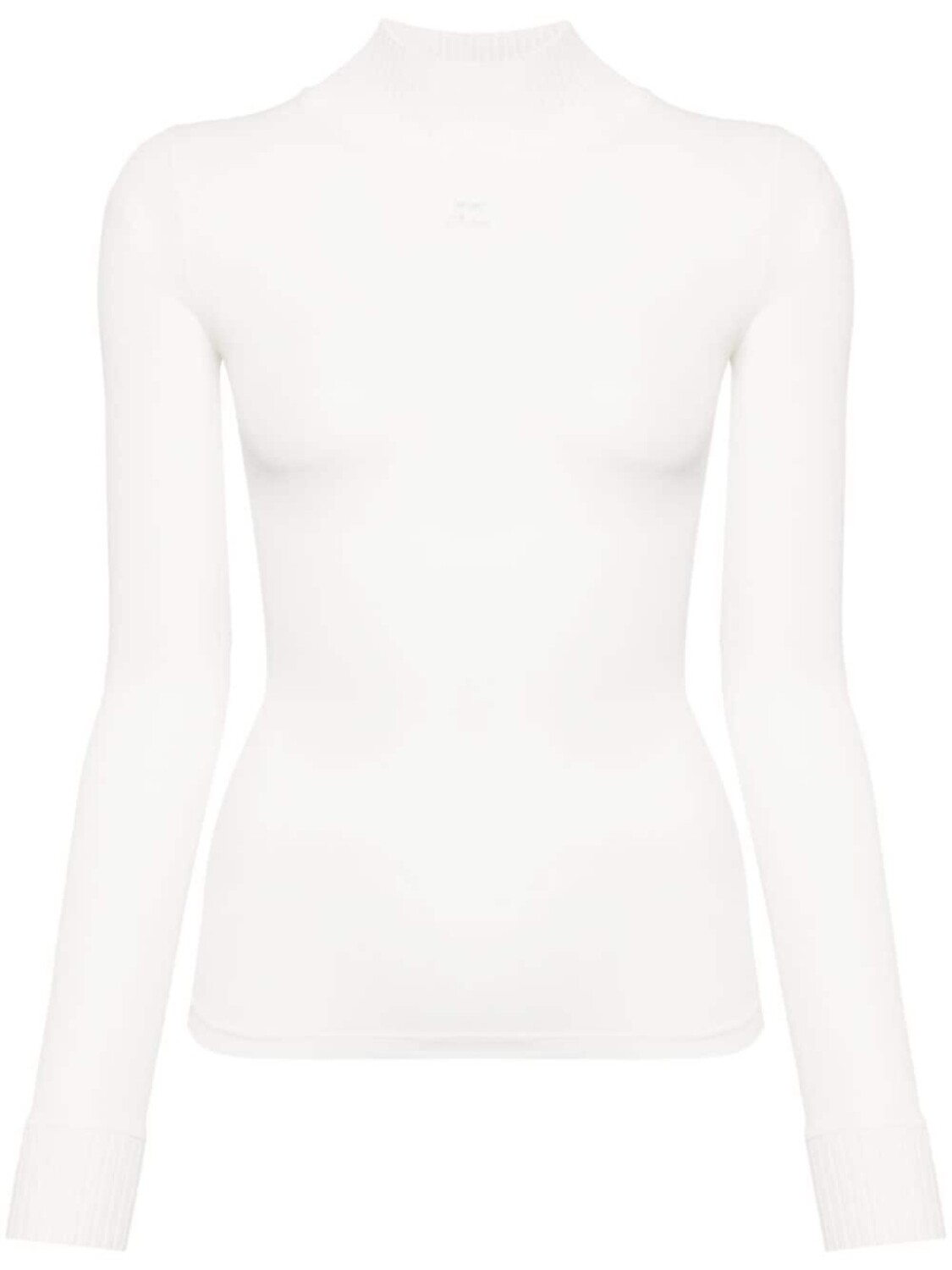 

Сетчатый топ Reedition Second Skin Courrèges, белый