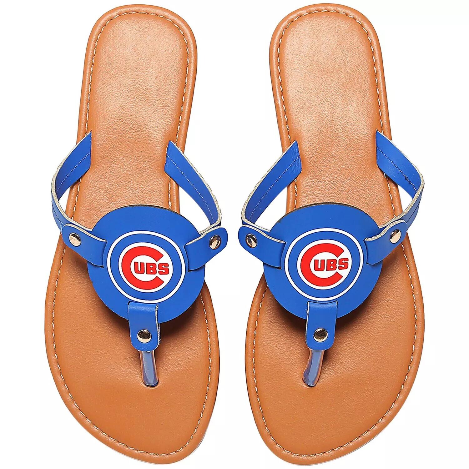 

Женские вьетнамки с вырезанным логотипом Chicago Cubs