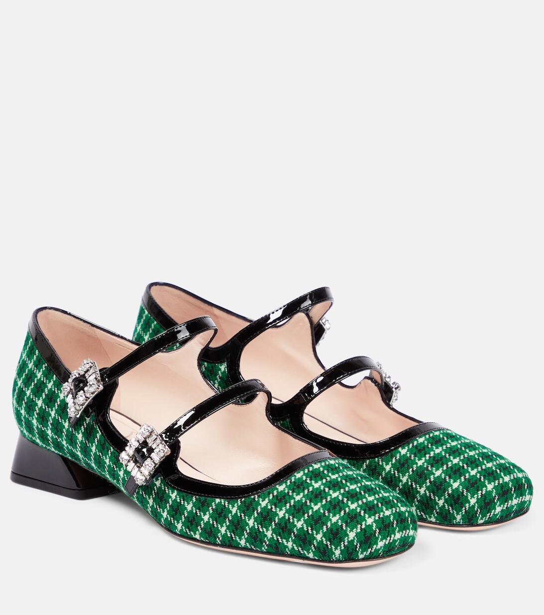 

Туфли-лодочки Très Vivier Babies Mary Jane Roger Vivier, зеленый