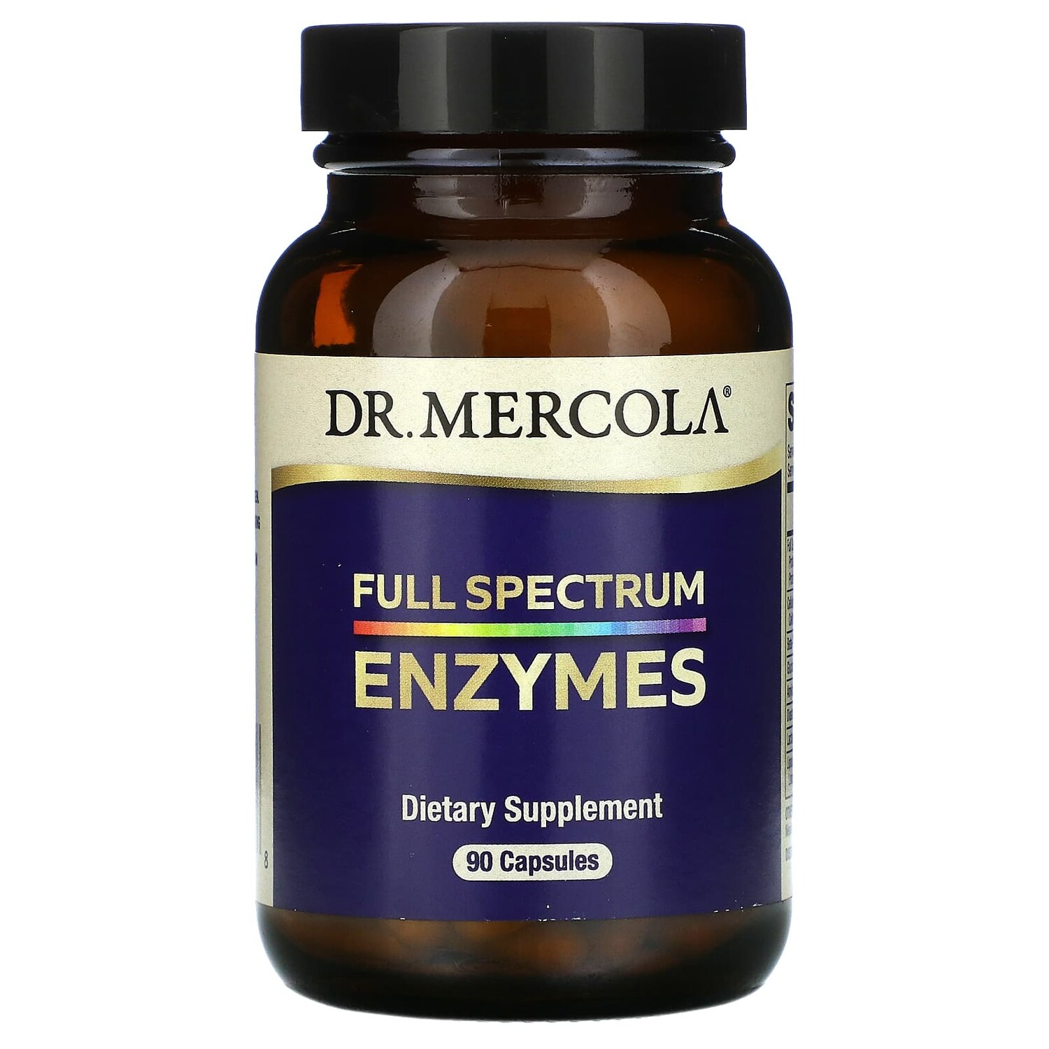 

Ферменты, полный спектр, 90 капсул, Dr. Mercola