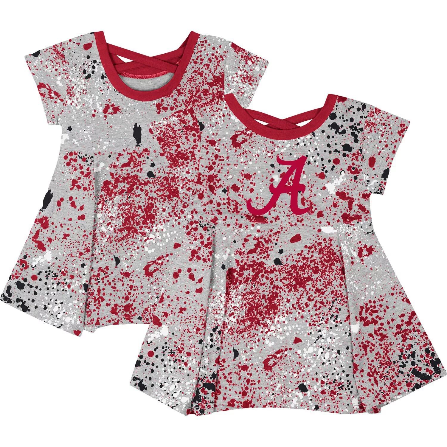 

Платье для девочек-младенцев Colosseum Grey Alabama Crimson Tide Sweet Pea Colosseum
