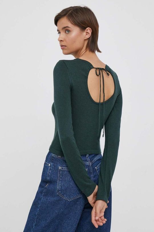

Свитер из смесовой шерсти Pepe Jeans, зеленый