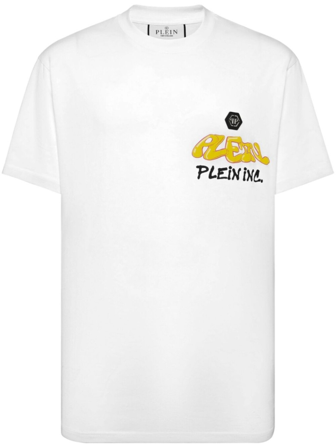 

Philipp Plein футболка Bombing Graffiti, белый