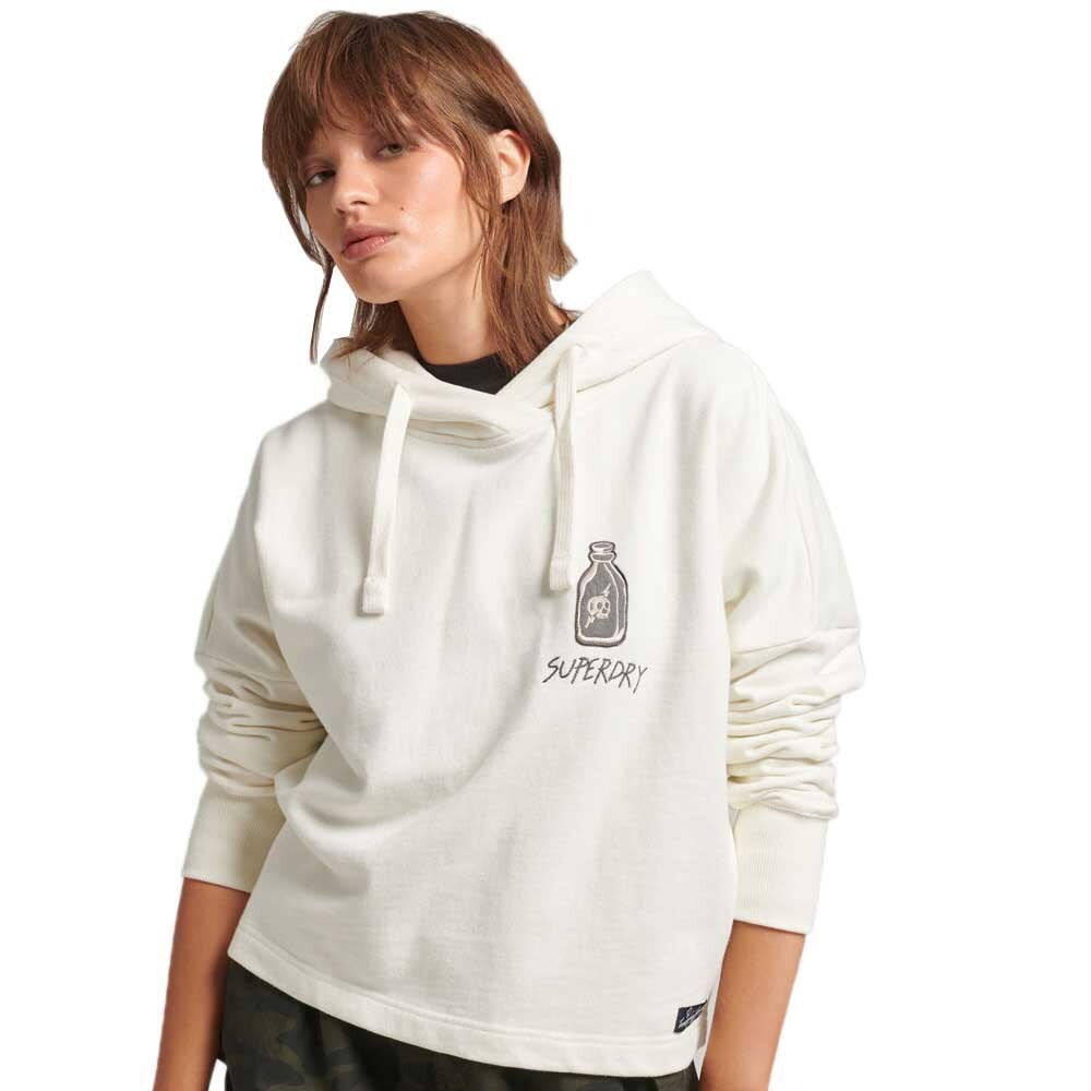 

Худи Superdry Vintage Nostalgic Patch, белый