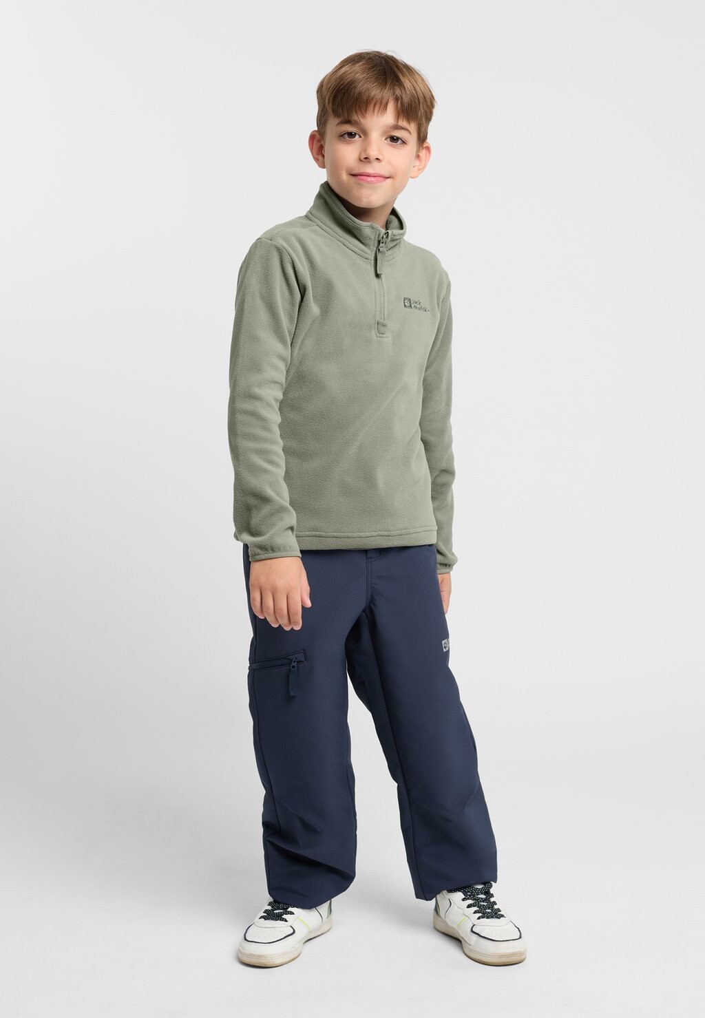 

Свитер флисовый TAUNUS HALFZIP Jack Wolfskin, цвет mint leaf
