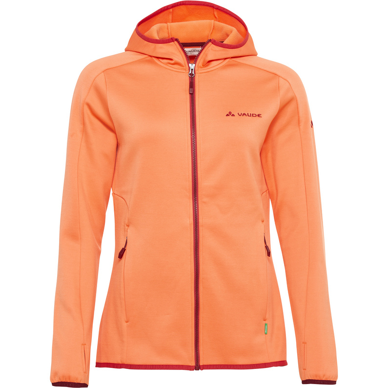 цена Женская флисовая куртка-худи Valsorda Vaude, оранжевый