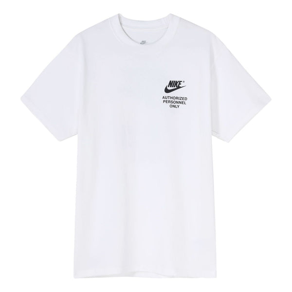 Футболка Nike Printing Alphabet Logo Round Neck Cotton Short Sleeve White, мультиколор