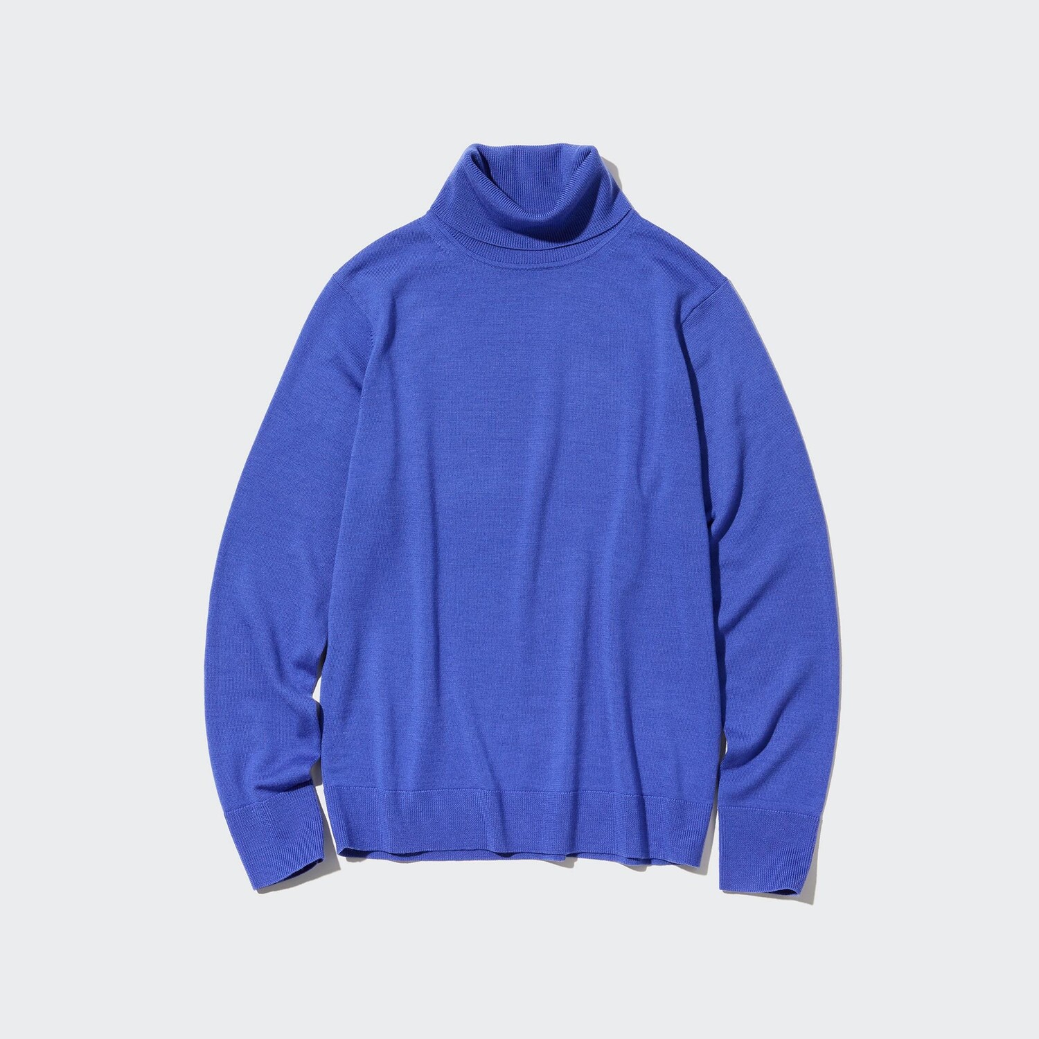 

Джемпер из 100% тонкого мериноса UNIQLO, синий
