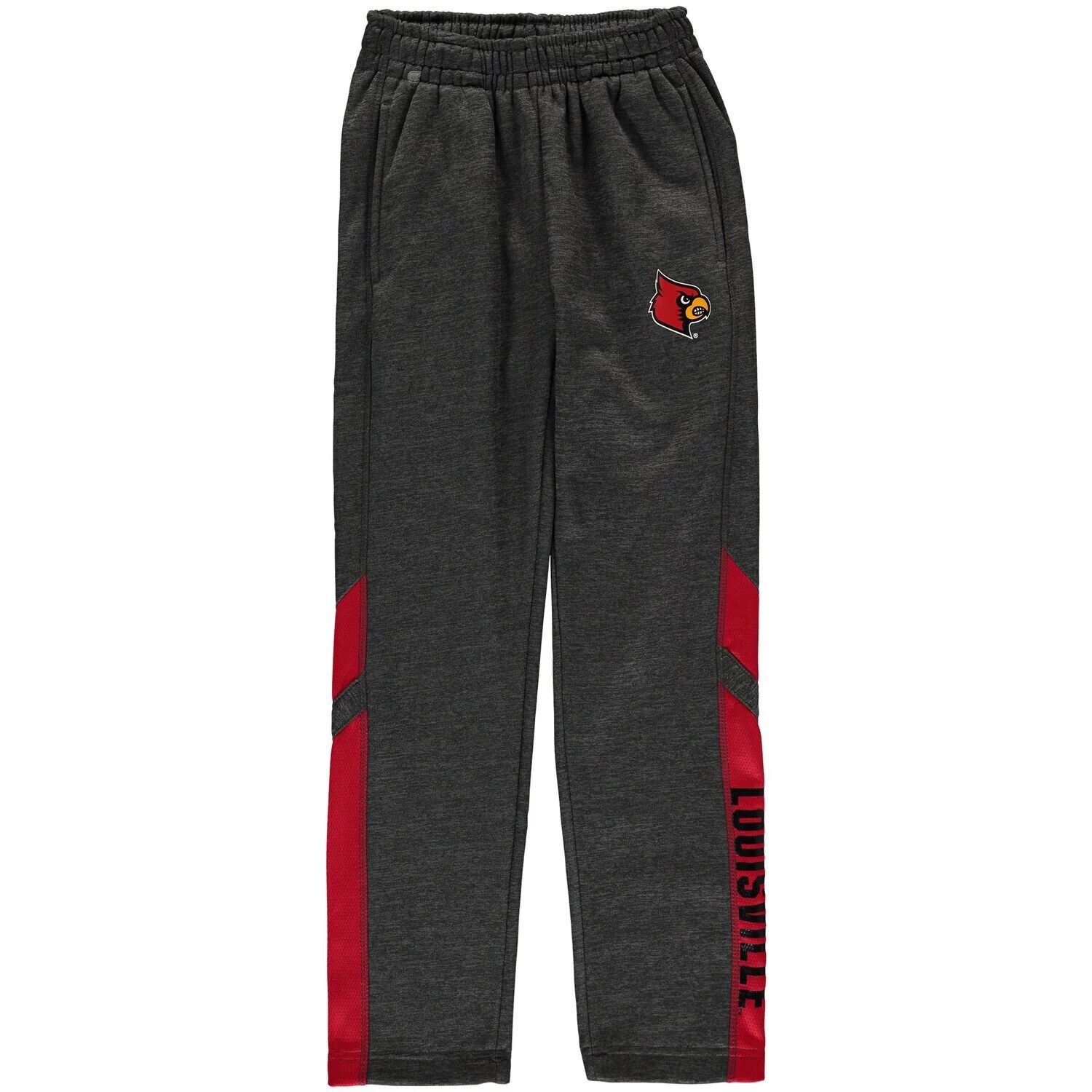 

Темно-серые флисовые брюки Youth Colosseum Louisville Cardinals Colosseum