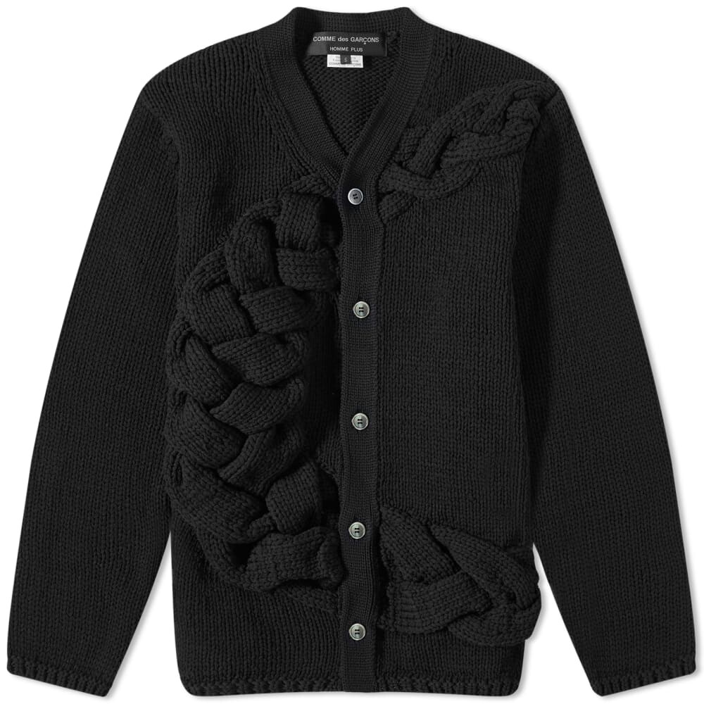 

Кардиган Comme des Garçons Homme Plus с крестообразным узором спереди, черный