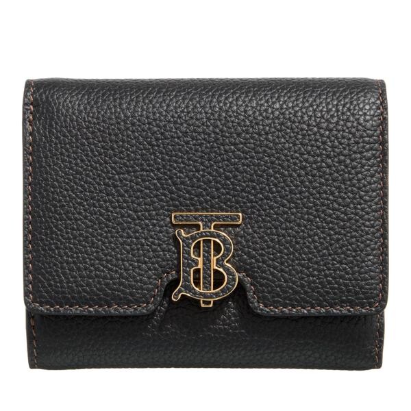 

Кошелек granat leather wallet Burberry, черный