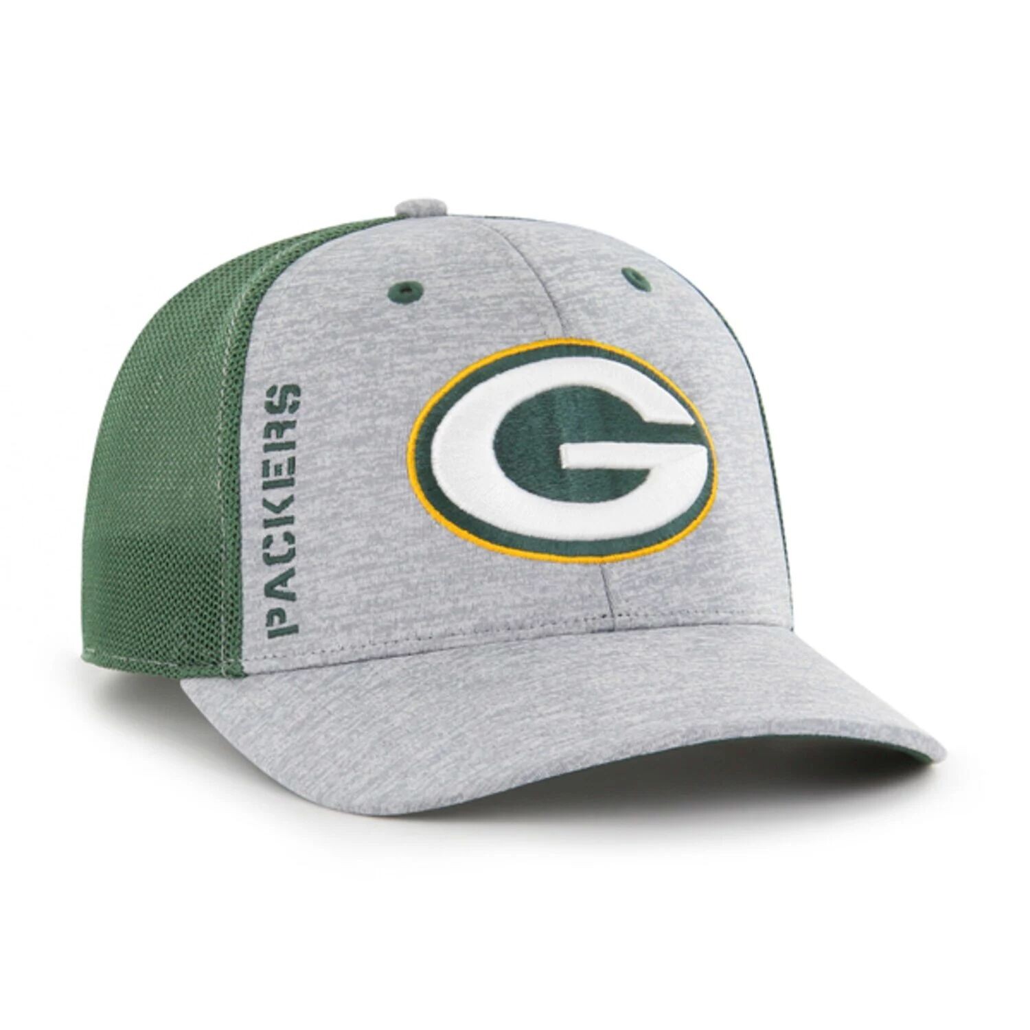 

Мужская зеленая кепка Green Bay Packers Pixelation Trophy Flex '47