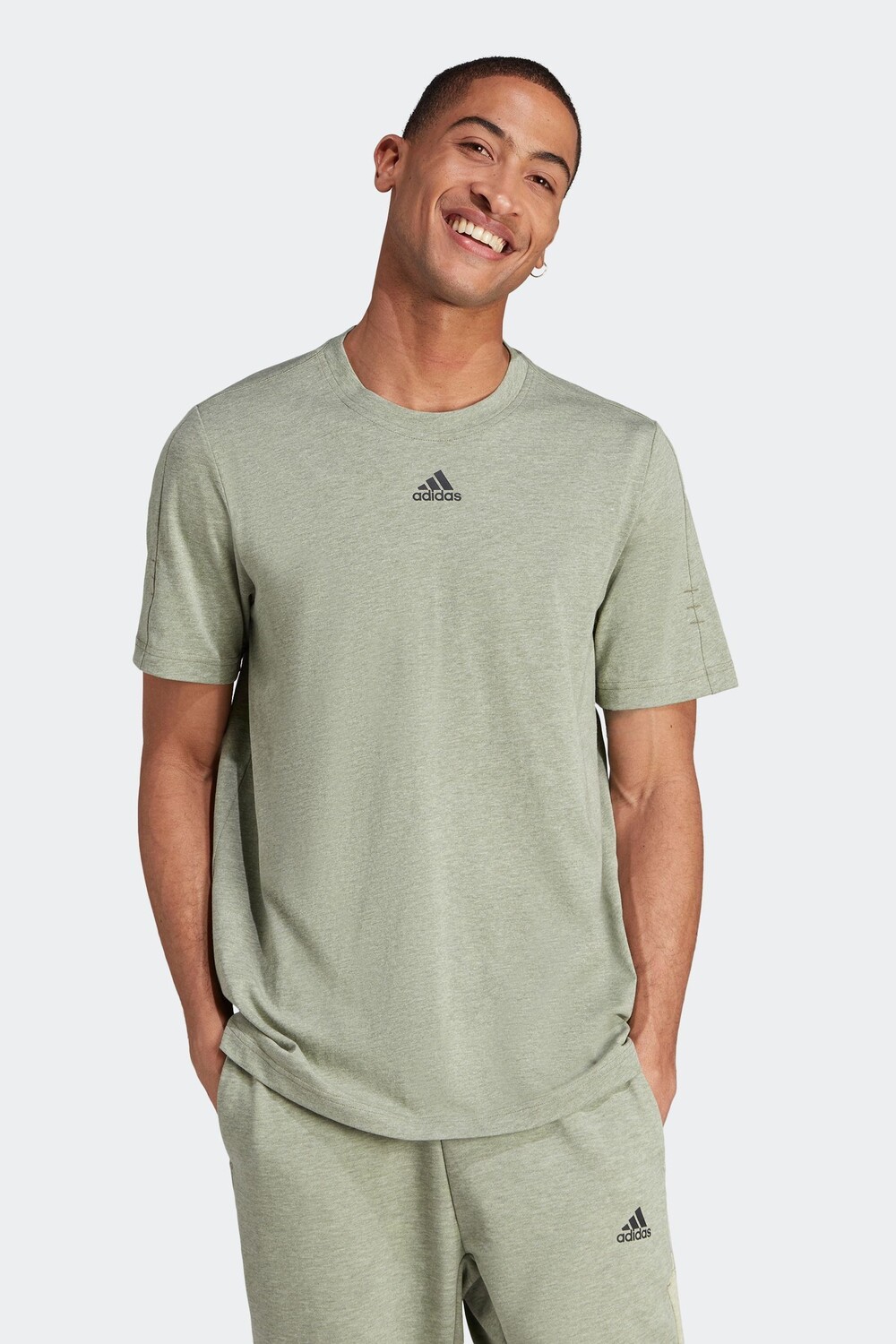 

Спортивная одежда Меланжевая футболка adidas, зеленый