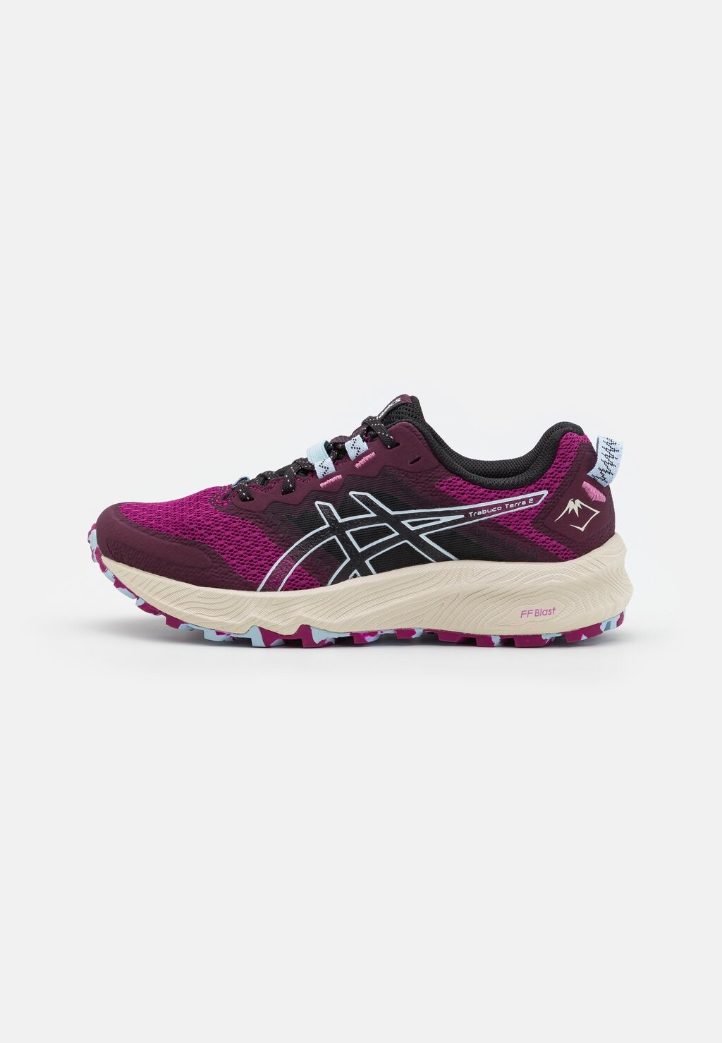 

Кроссовки для бега по пересеченной местности TRABUCO TERRA 2 ASICS, цвет blackberry/light blue