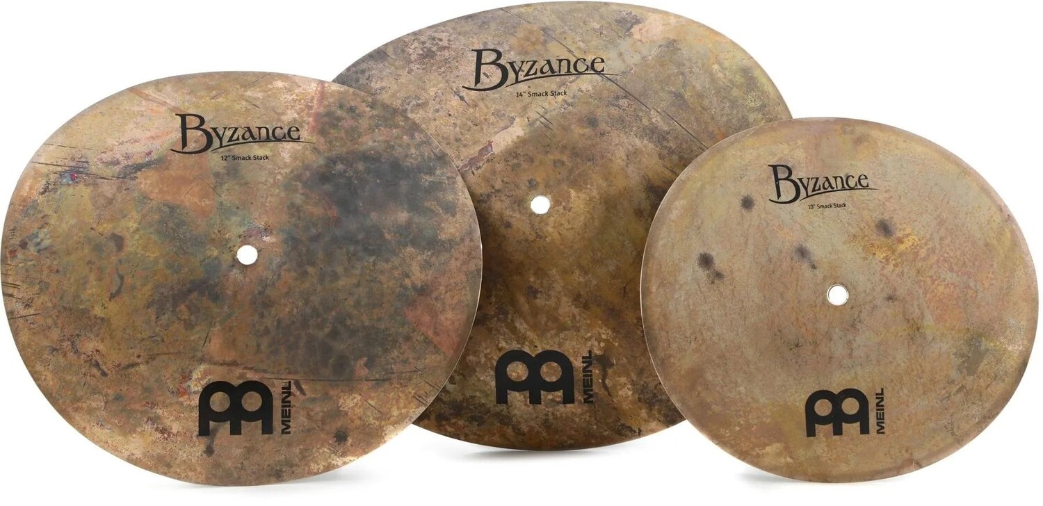 

Тарелки Meinl Byzance Vintage 10/12/14 дюймов тарелки Smack Stack