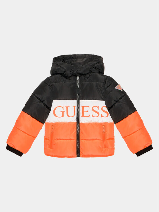 

Пуховик стандартного кроя Guess, оранжевый