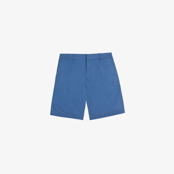 

Шорты Leder классического кроя из эластичного льна Ted Baker, синий