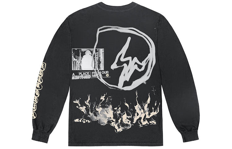 

Толстовка мужская Travis Scott Cactus Jack x Fragment Design, чёрный, Черный