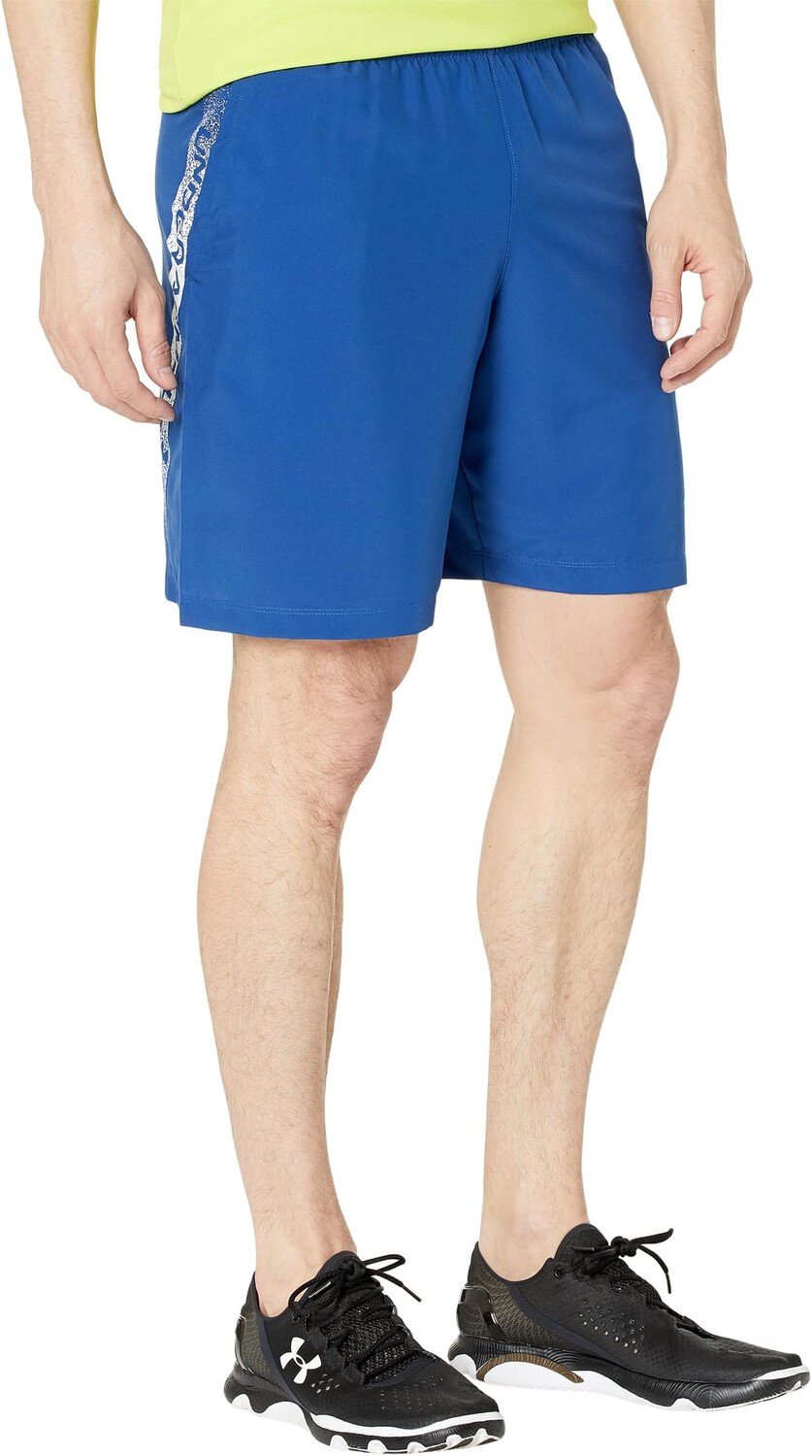 

Тканые шорты с рисунком Under Armour, цвет Blue Mirage/White