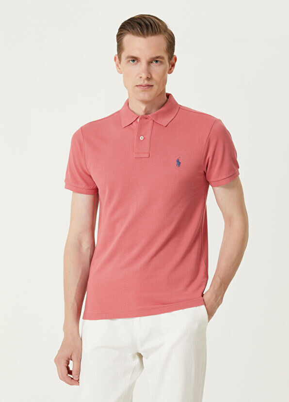 

Футболка с воротником-поло Polo Ralph Lauren, красный