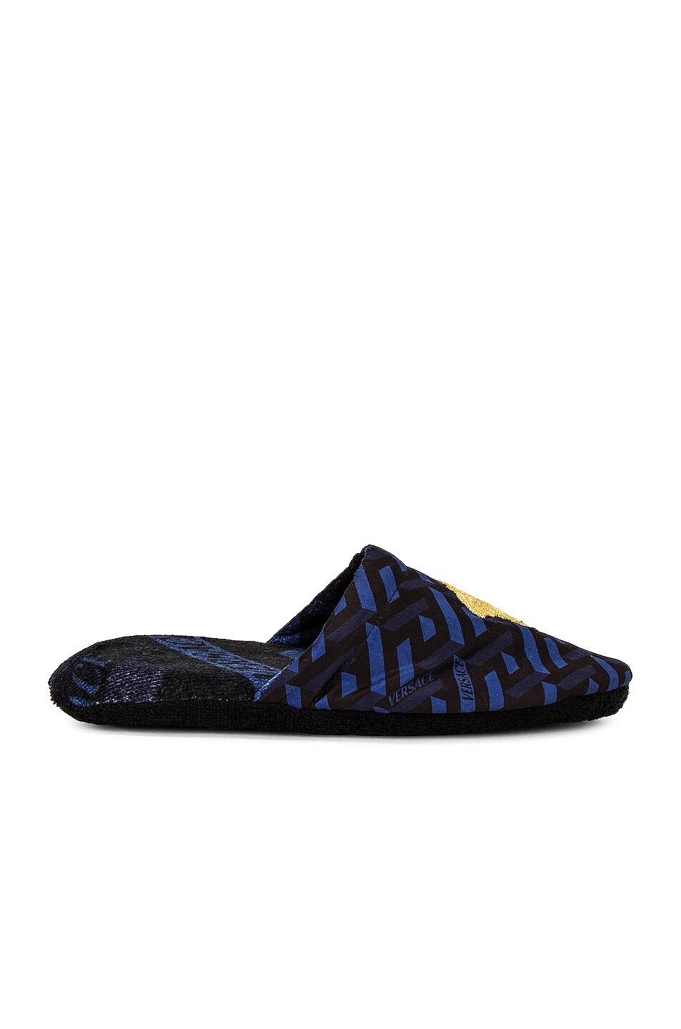 

Тапочки Versace Monogram All Over, синий