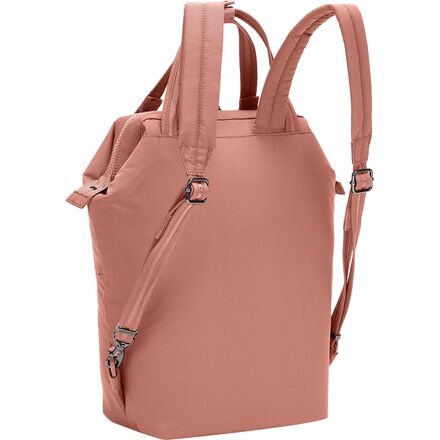 рюкзак pacsafe backpack citysafe cx mini backpack эконил черный Мини-рюкзак Citysafe CX Pacsafe, цвет Econyl Rose