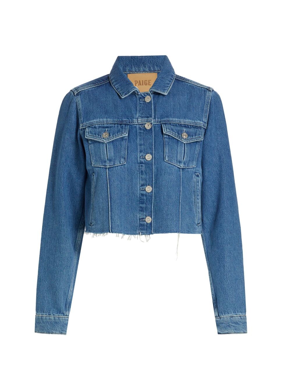 

Обрезанная джинсовая куртка Rowan Trucker Paige, Синий