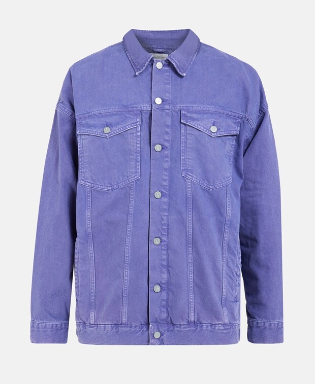 

Джинсовая куртка Calvin Klein Jeans, фиолетовый