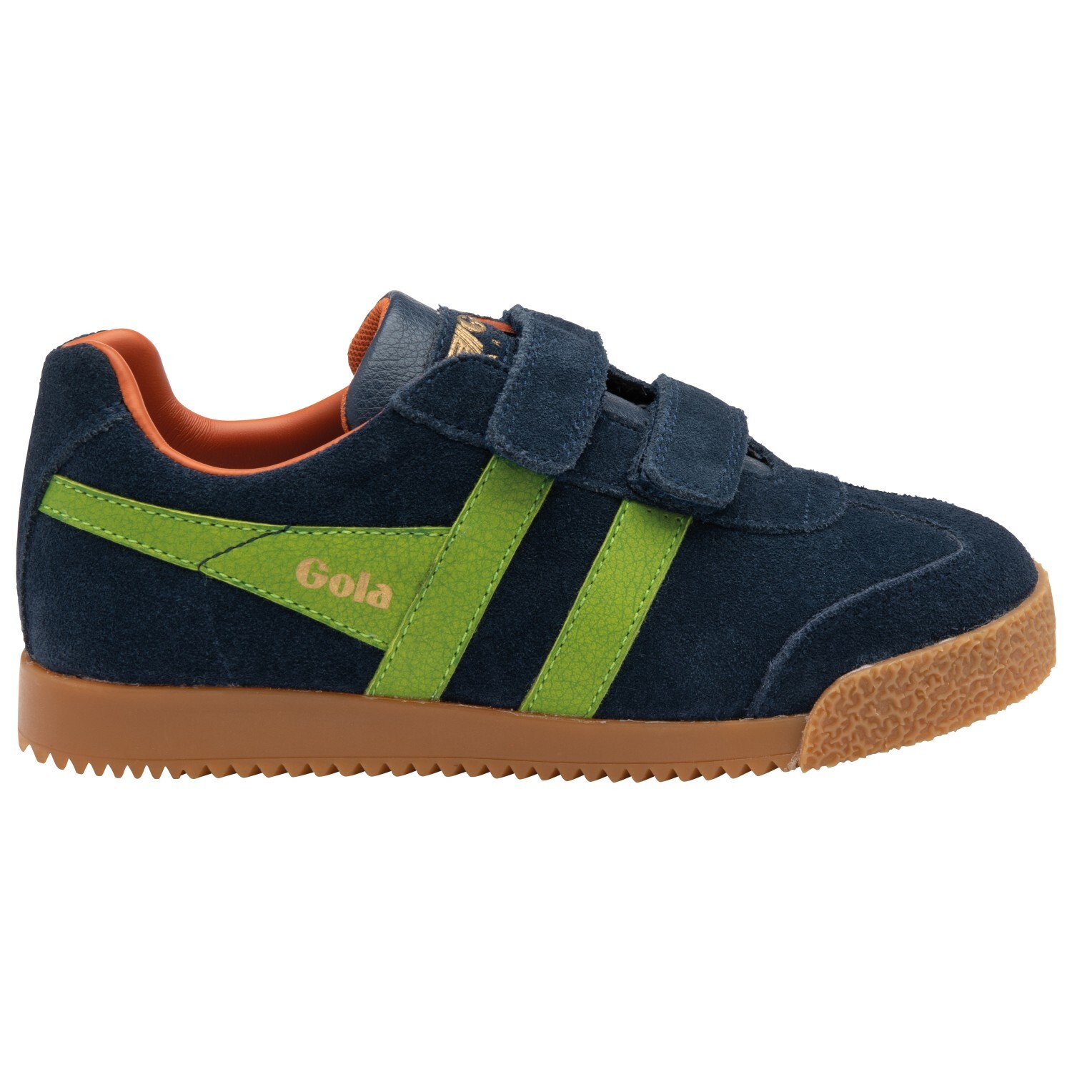 

Кроссовки Gola Kid's Harrier VC, цвет Navy/Zest/Moody Orange
