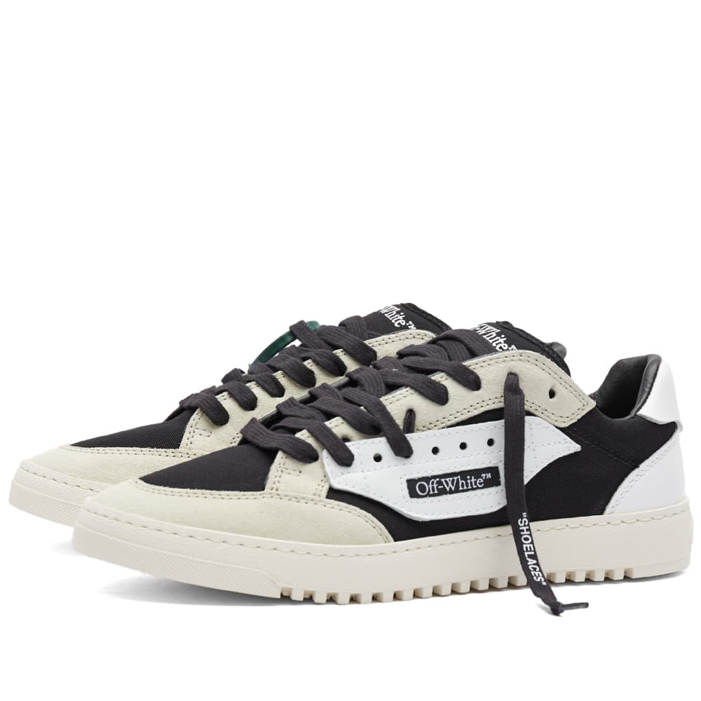 

Кроссовки Off-White 5.0 Off Court из замши/холщовой ткани, белый