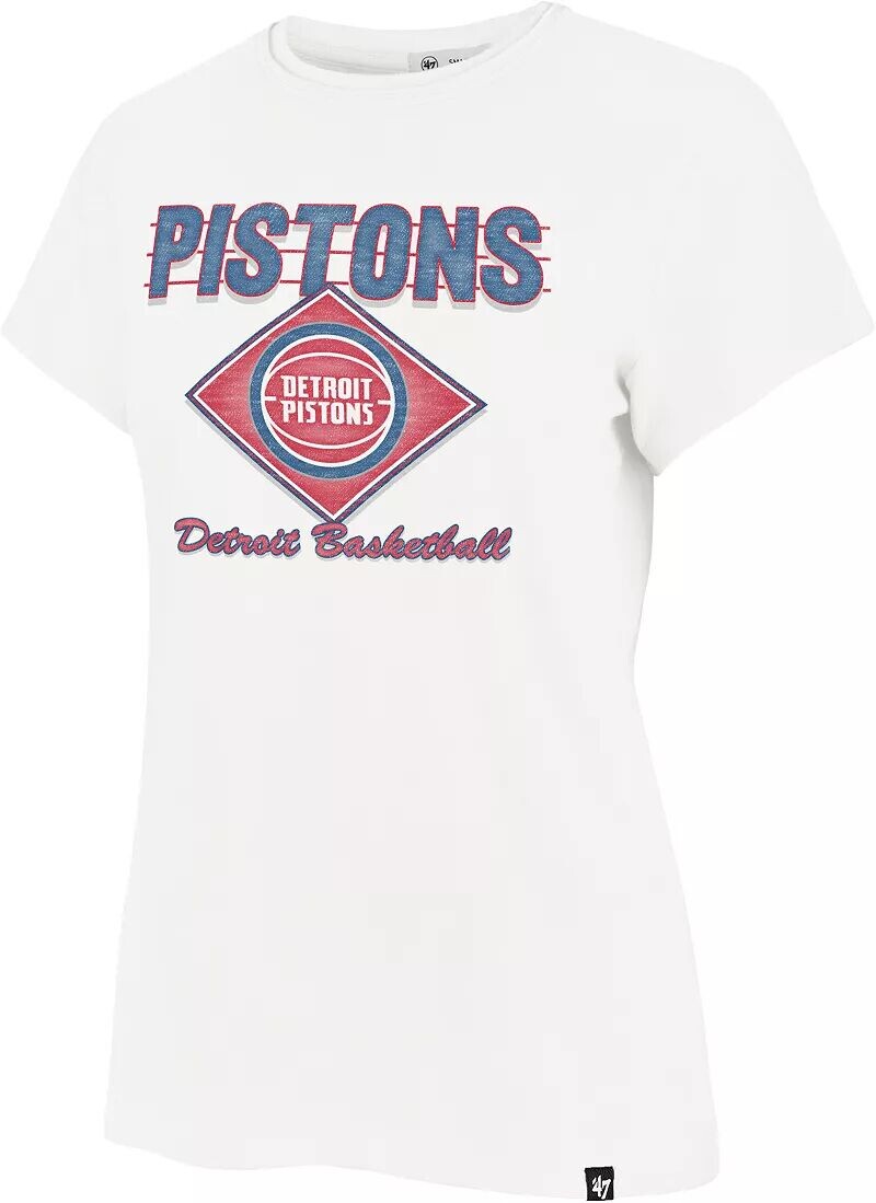 

Белая женская футболка We Have Heart Frankie '47 Detroit Pistons