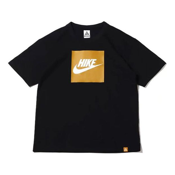 Футболка Men's Nike SS22 Logo Printing Round Neck Pullover Short Sleeve Black T-Shirt, черный