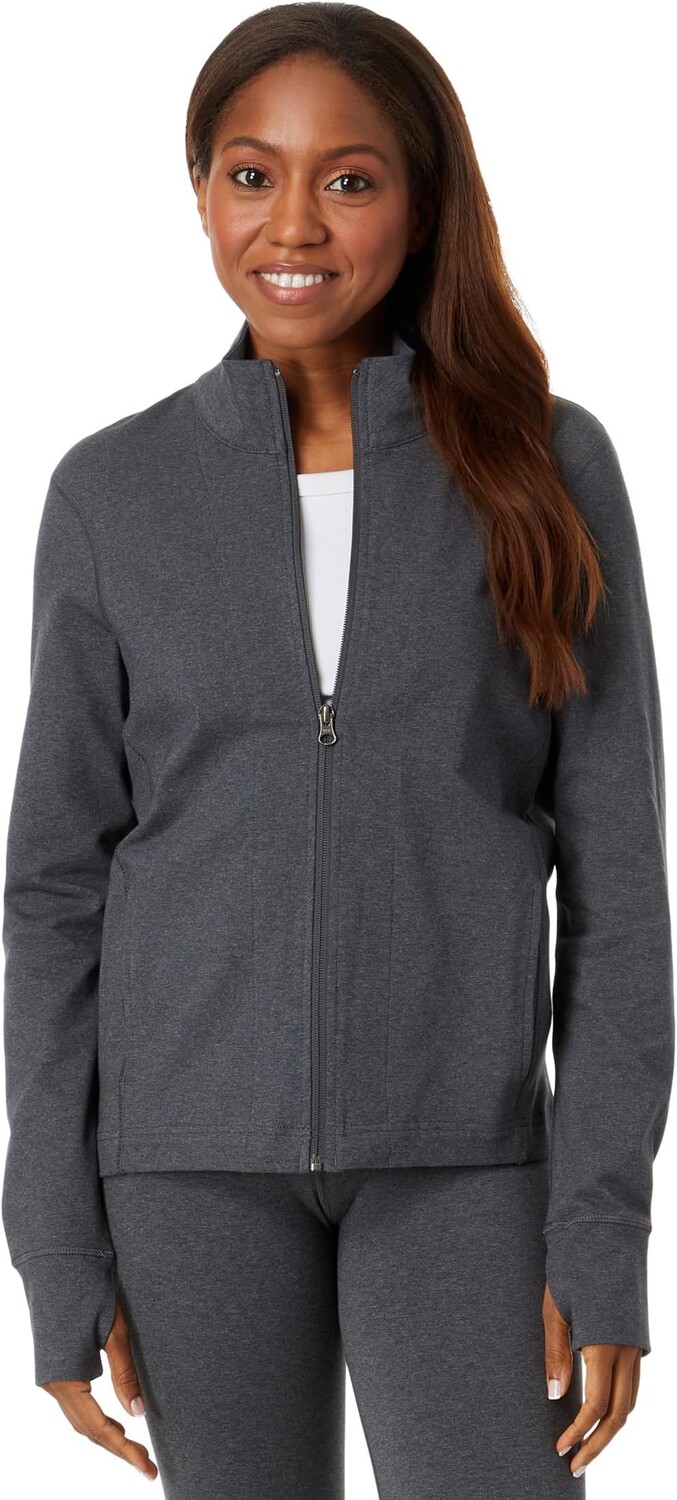 

Толстовка Purefit Slim Zip-Up PACT, цвет Charcoal Heather
