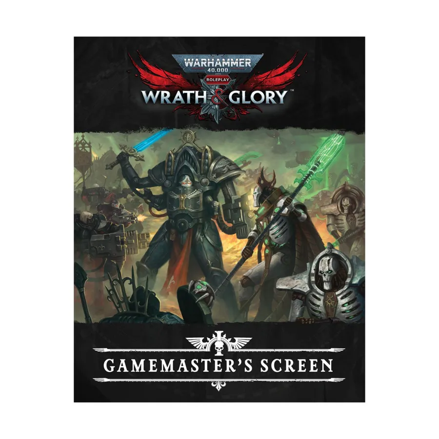 

Экран мастера игры Wrath & Glory, Warhammer 40,000 RPG (Cubicle Seven)