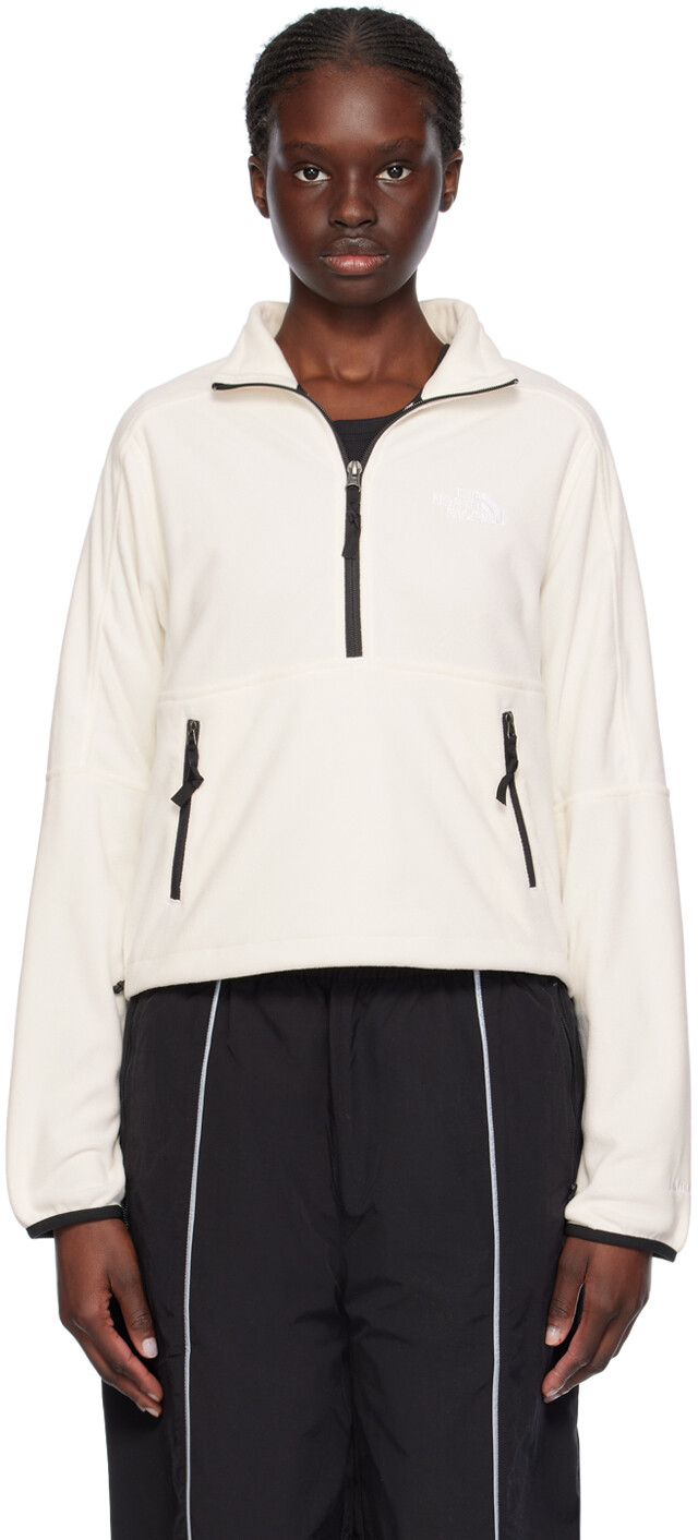 

Белоснежный свитер на молнии The North Face