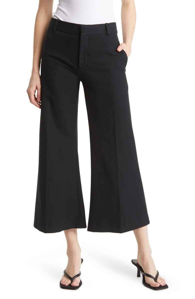 

Широкие брюки Le Crop Palazzo FRAME