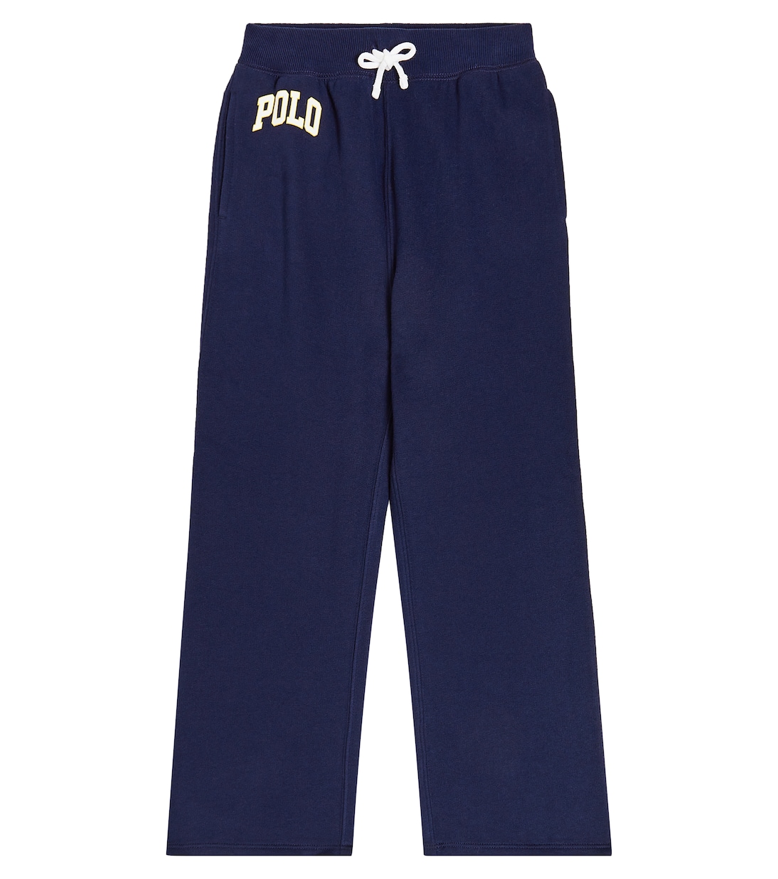 Спортивные брюки из хлопкового флиса Polo Ralph Lauren Kids, синий
