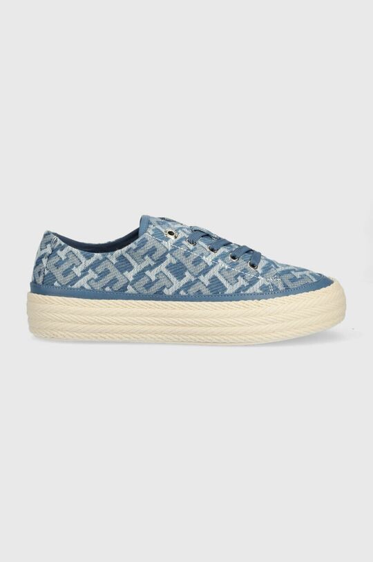 

Кроссовки VULC ROPE MONOGRAM DENIM Tommy Hilfiger, синий