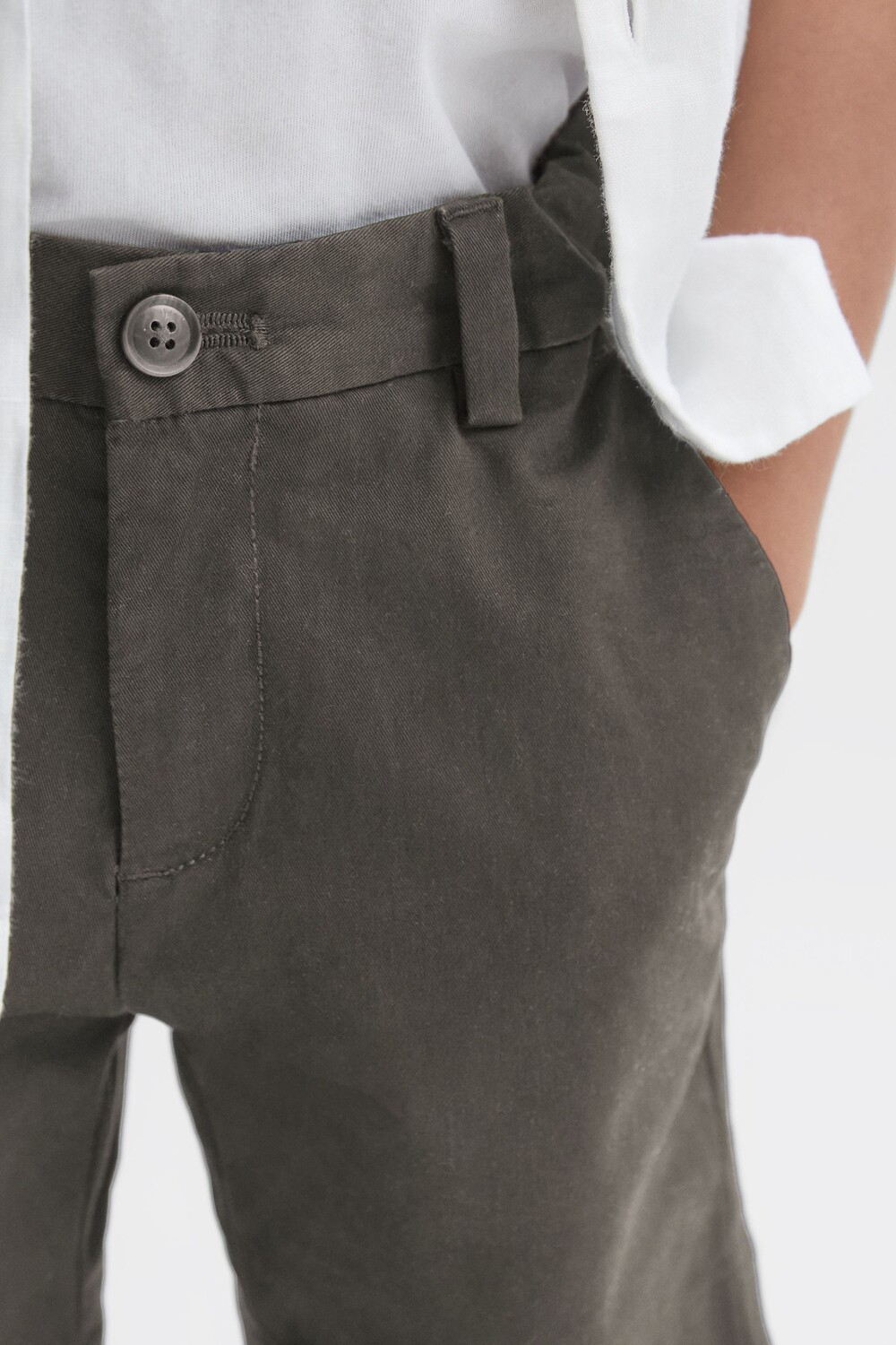 

Шорты чинос Wicket Casual Reiss, хаки