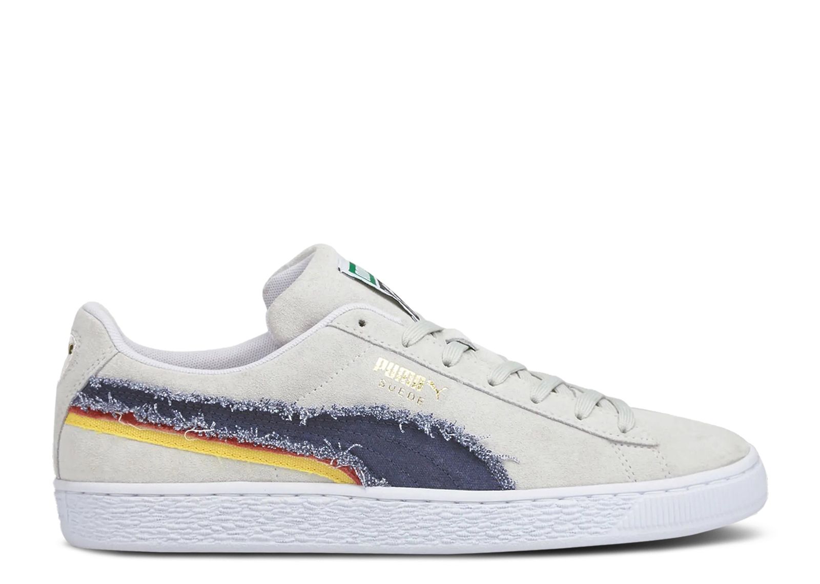 

Кроссовки Puma Suede 'Triplex Denim - White Peacoat', белый