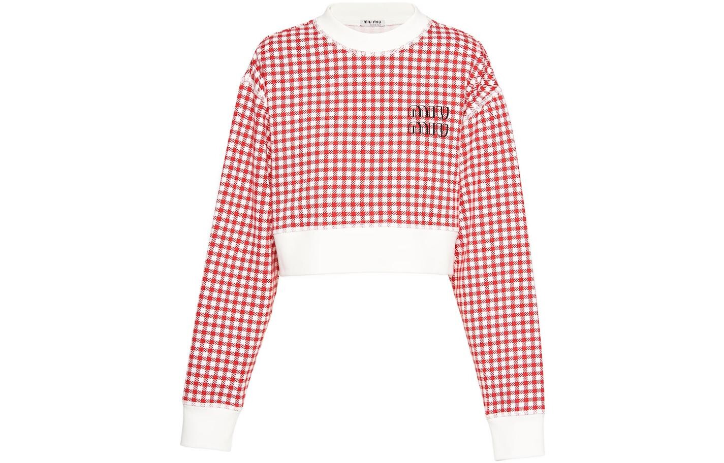 

Толстовка женская красная Miu Miu
