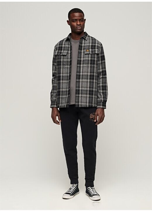 

Удобные черные мужские спортивные штаны M7011108A12A_CLASSIC VL HERITAGE JO Superdry, черный