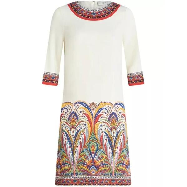 

Платье paisley print mini dress Etro, белый