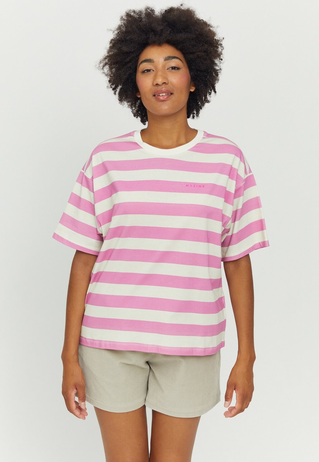 

Футболка с принтом RAVI Mazine, цвет soft orchid pink offwhite