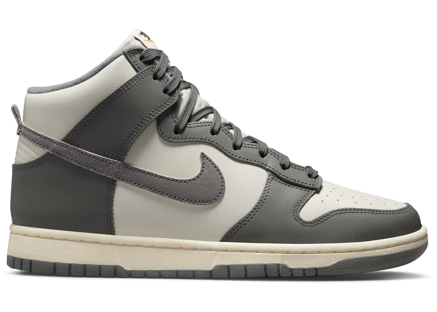 

Кроссовки Nike Dunk High Vintage Light Bone Grey, бежевый