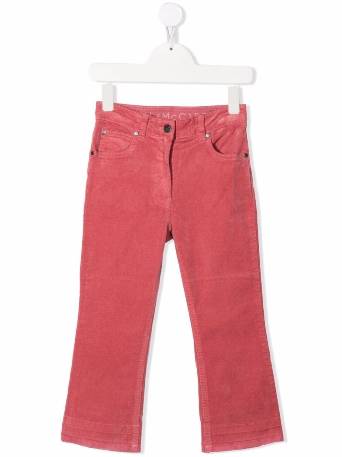 

Stella McCartney Kids джинсы прямого кроя с логотипом, розовый