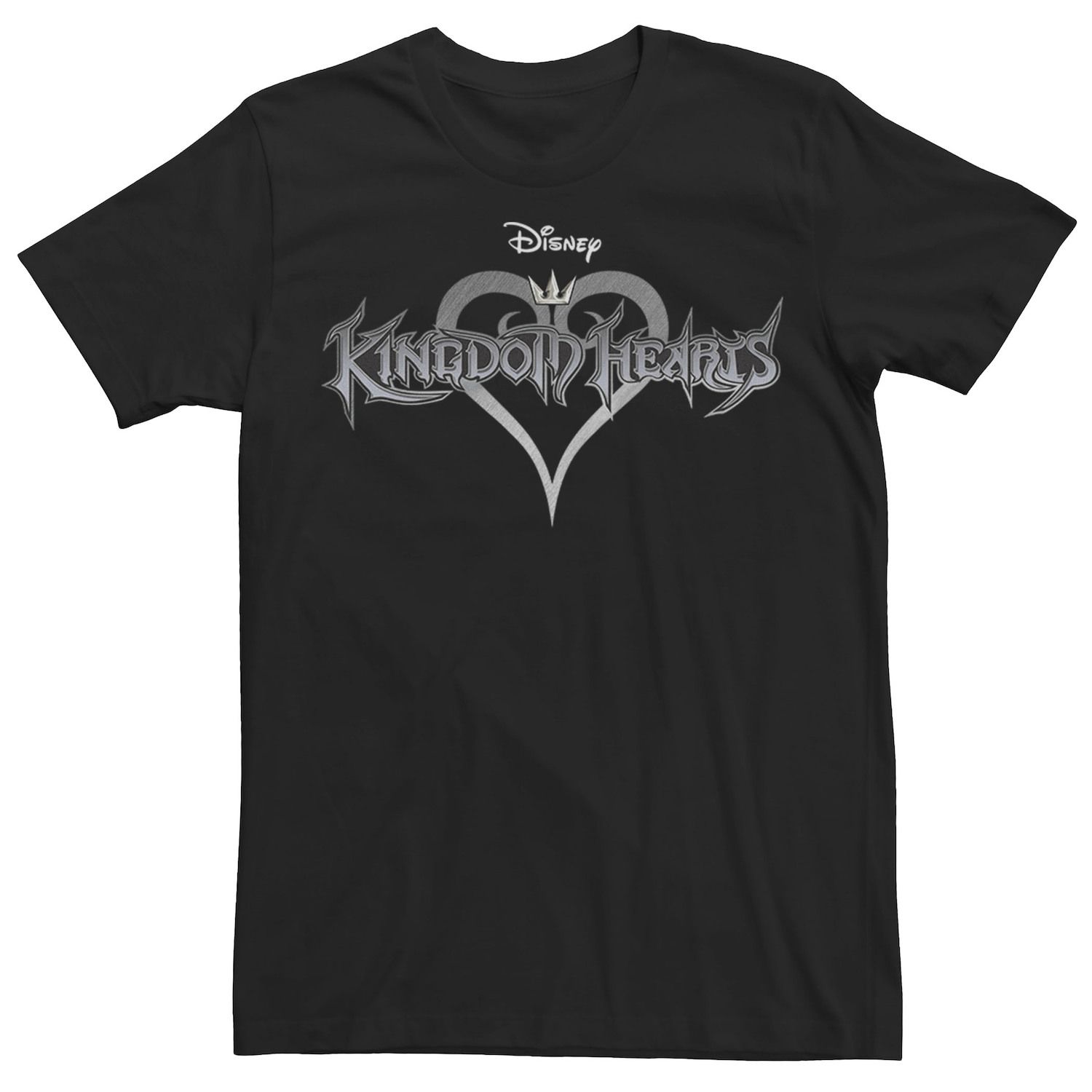 Мужская футболка с логотипом Kingdom Hearts Kingdom Licensed Character фигурка kingdom hearts riku 15 см