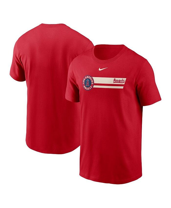 

Мужская красная футболка с рисунком Los Angeles Angels City Connect Nike, красный