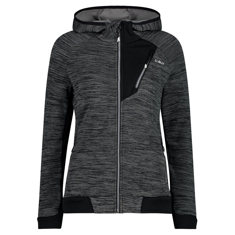 

Толстовка на молнии CMP Fix Hood 32E2406, серый
