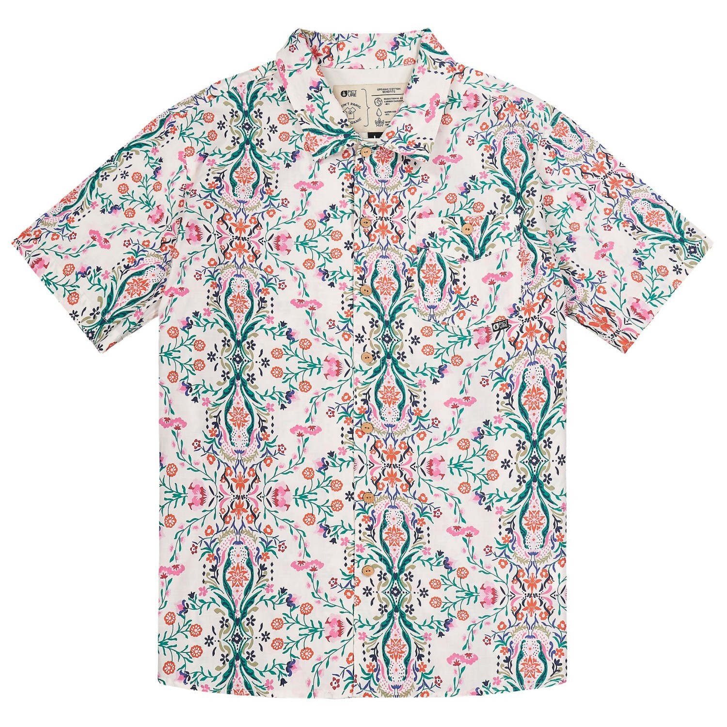 

Рубашка Picture Mataikona S/S Shirt, цвет Morocco Print